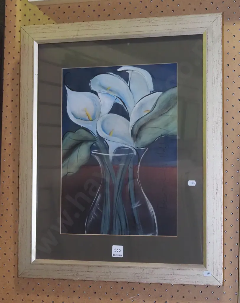 framed acryic - lillies Image 1++