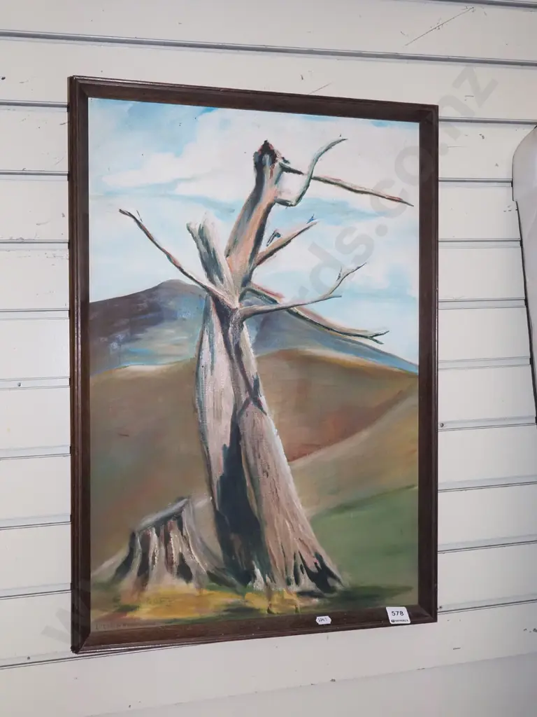 framed oil - dead tree Image 1++