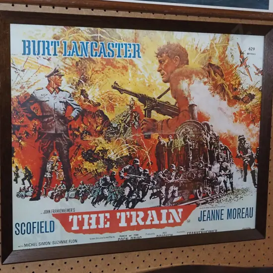 framed The Train poster print