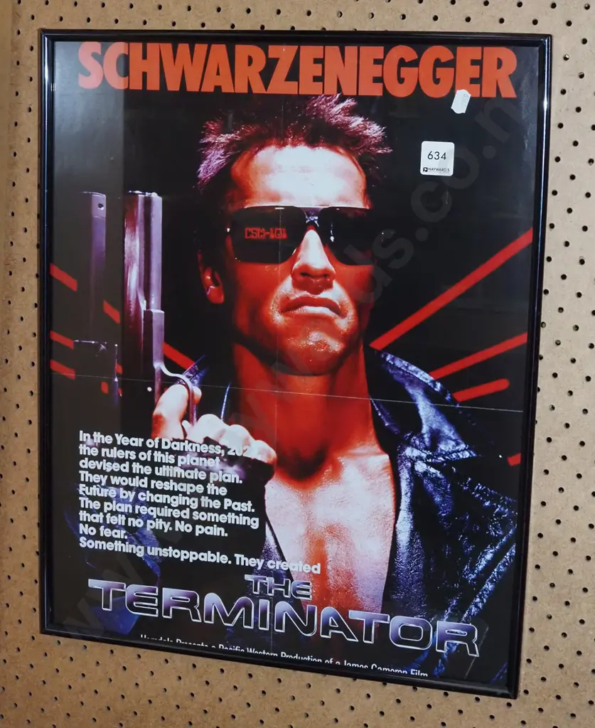 framed Terminator poster print Image 1++