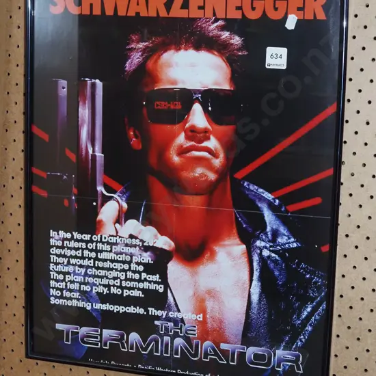 framed Terminator poster print