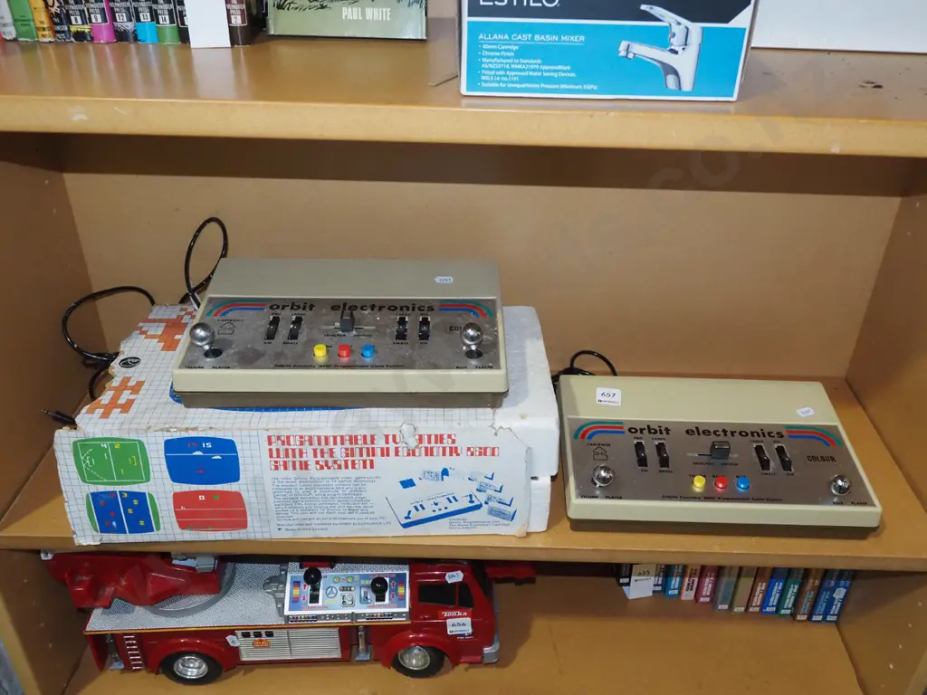 2x  retro Orbit Electronics NZ made programmable TV game consoles  Image 1++