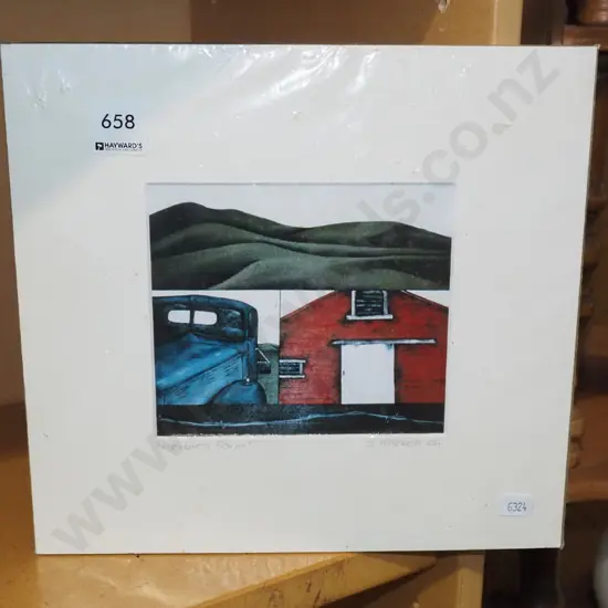 small unframed print - Herbes Farm