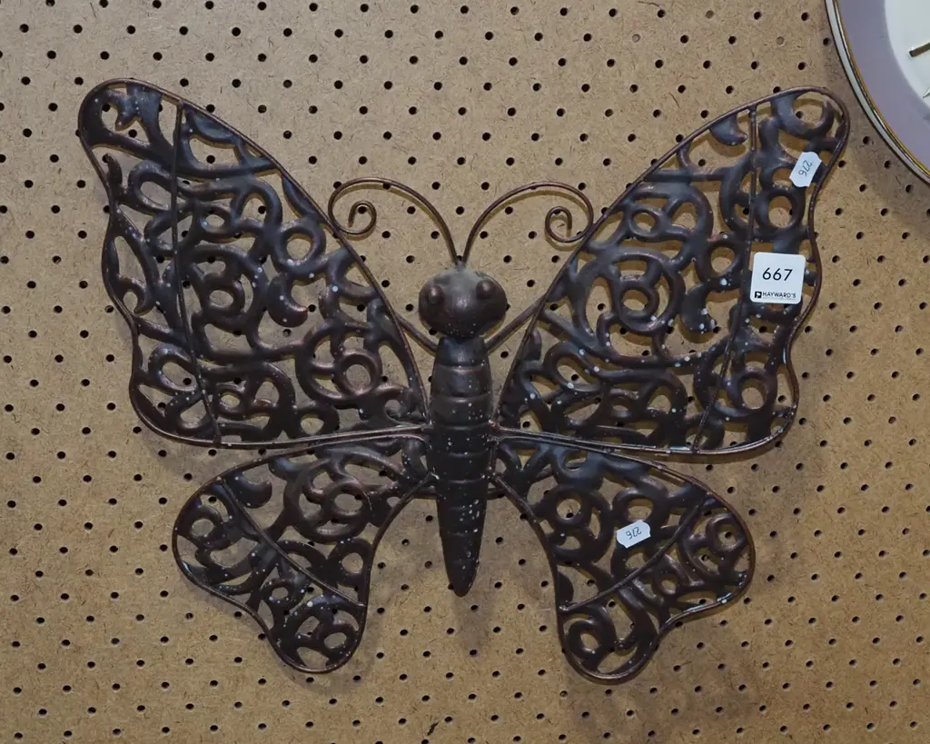copper wall mounted butterfly Image 1++