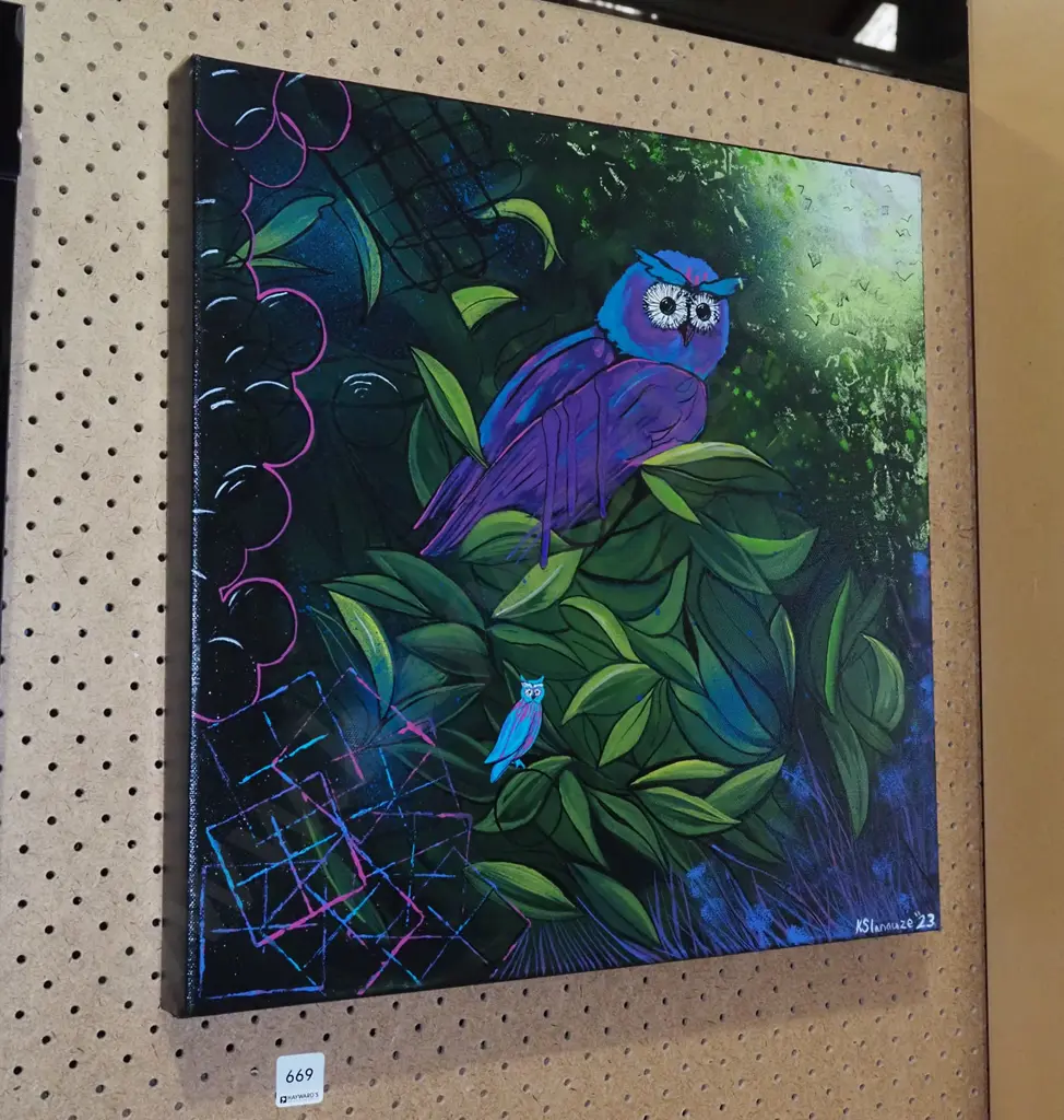 oil on board - owls Image 1++