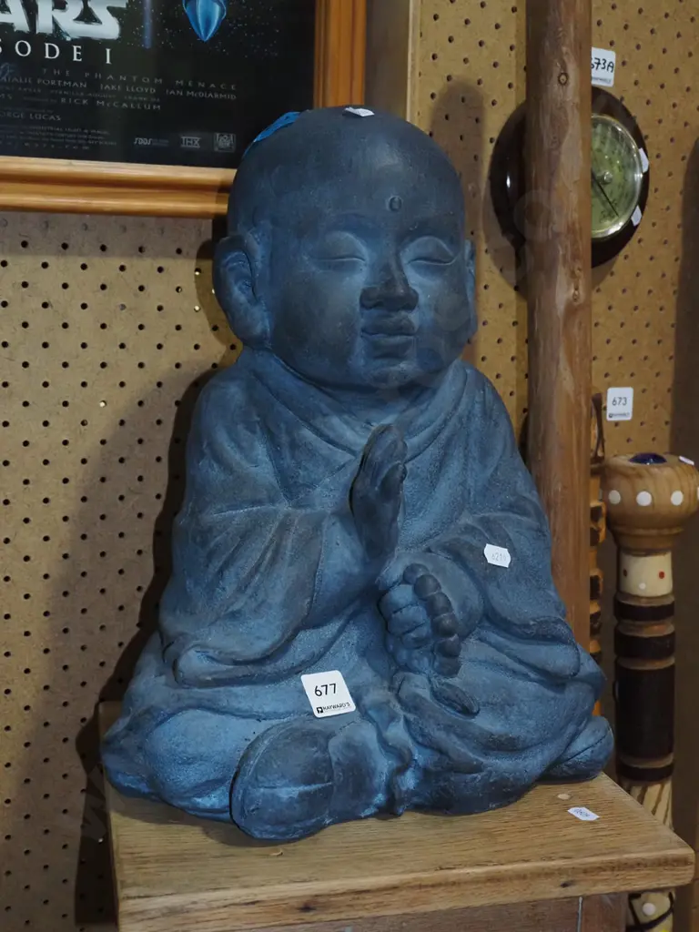 composite buddha figurine H-390 Image 1++
