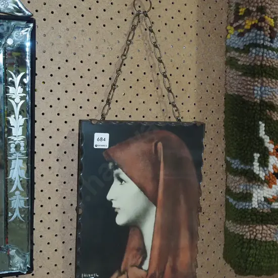 framed Henner print - portrait