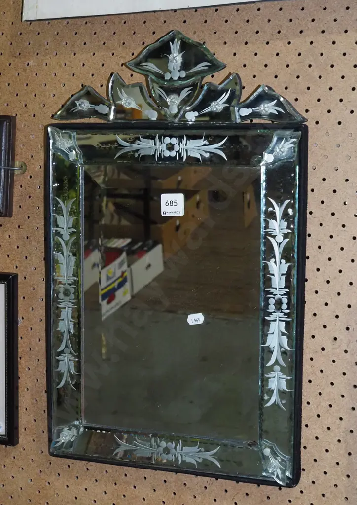 reproduction Victorian style wall mirror Image 1++