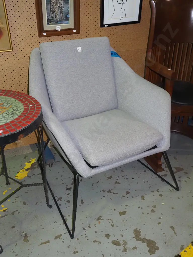 grey reception chair Image 1++