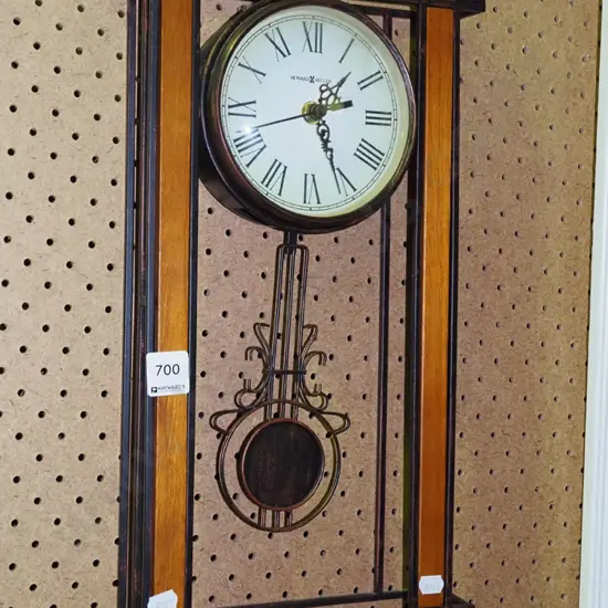 wall mounted pendulum clock