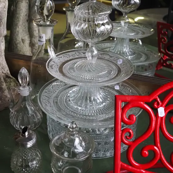 glassware; comport, bowl etc
