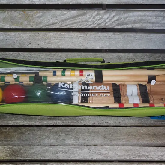 Kathmandu croquet set