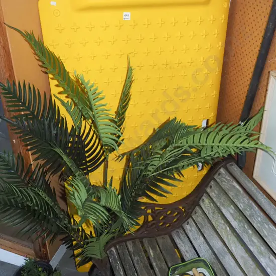 heavy yellow plastic footpath ramp L-1320 W-740