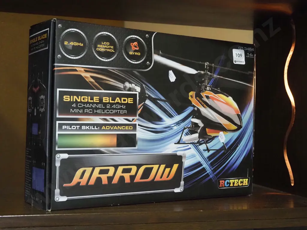 RC Tech Arrow single blade remote control helicopter Image 1++