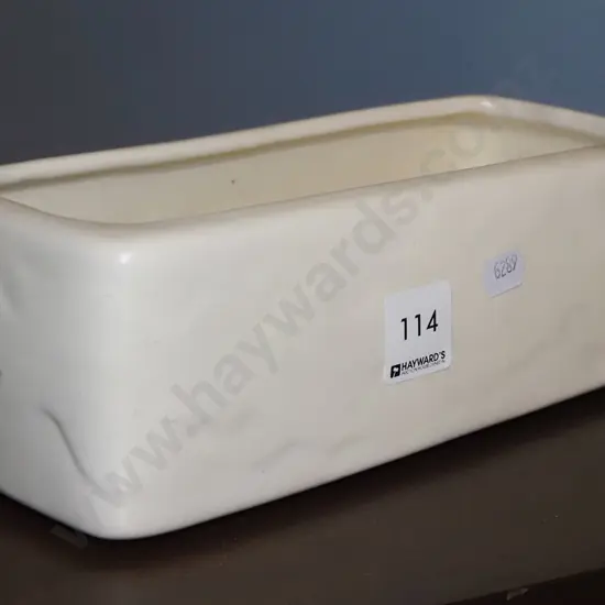 Crown Lynn trough vase