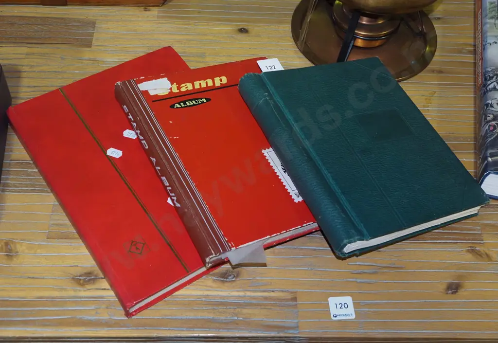 3x stamp albums Image 1++
