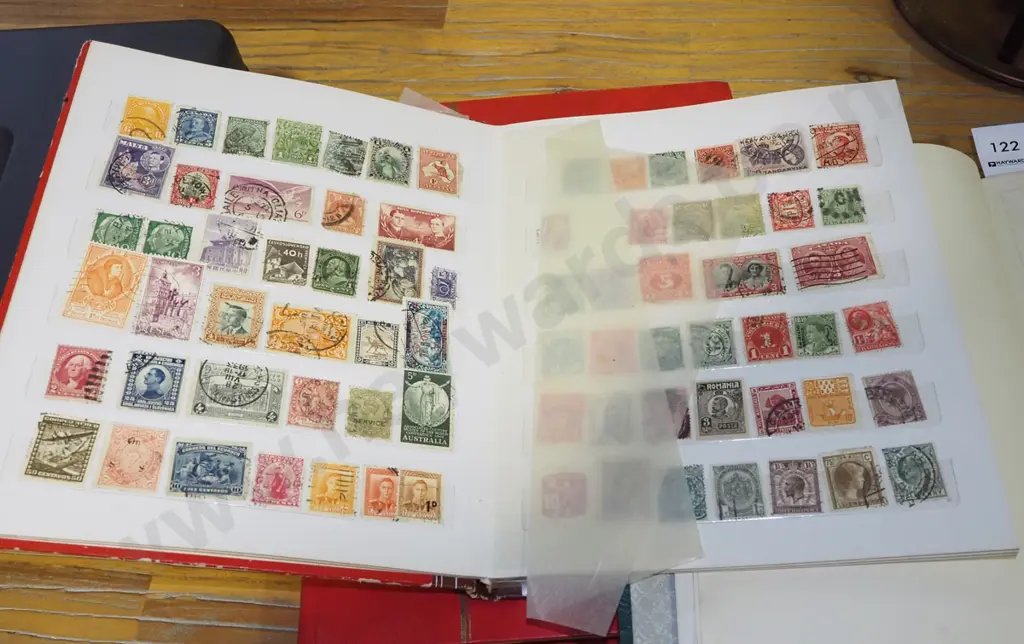 3x stamp albums Image 1++