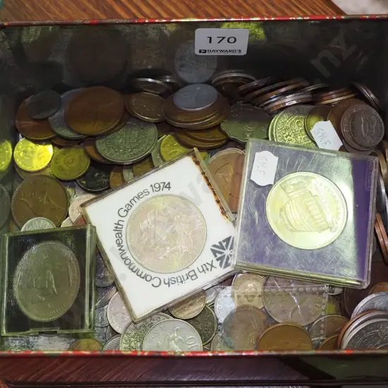 tin of coins