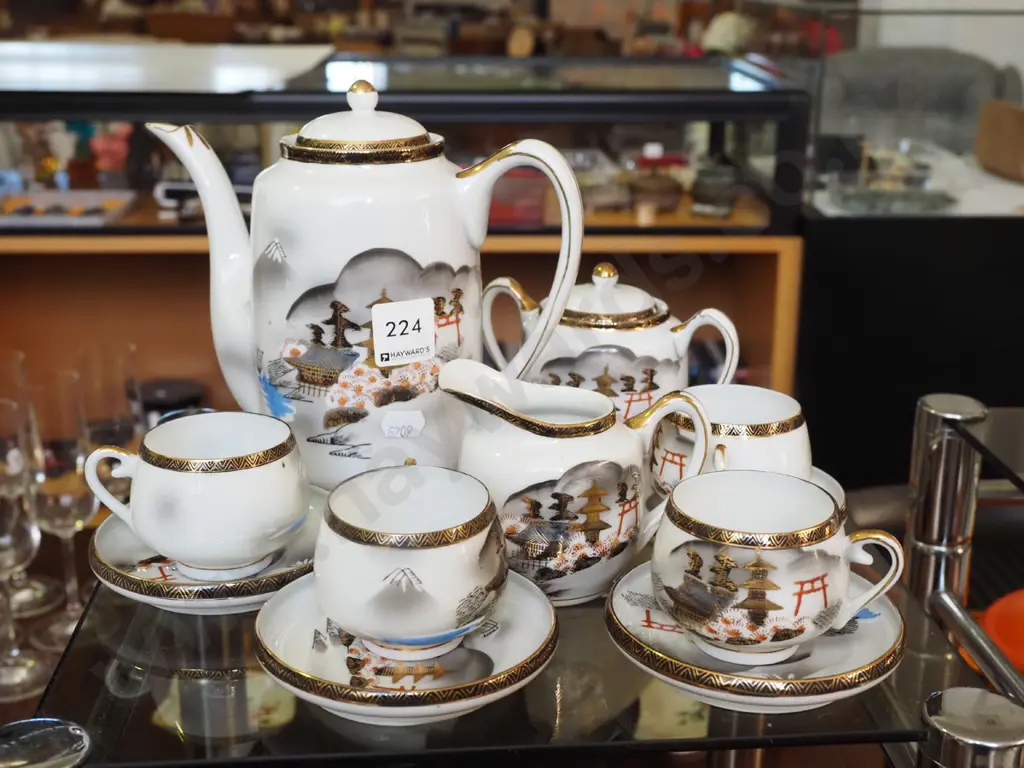 11 piece geisha tea set Image 1++