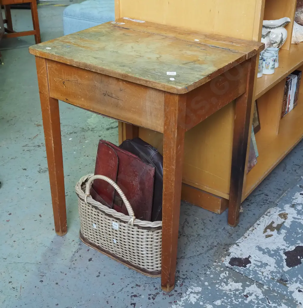 old school desk - needs attention Image 1++