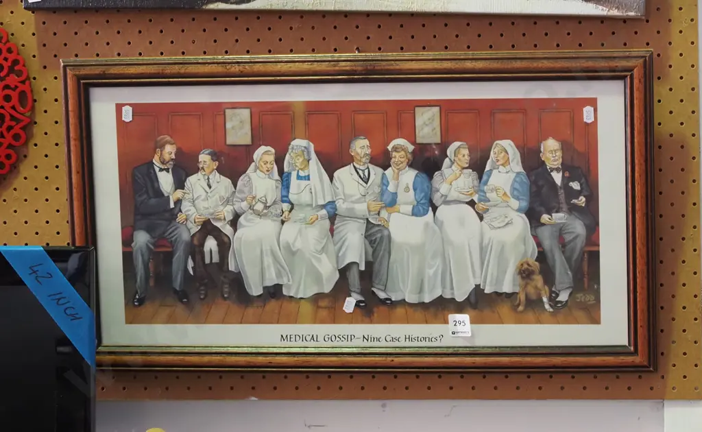 framed print - Medical Gossip - Nine  Case Histories Image 1++