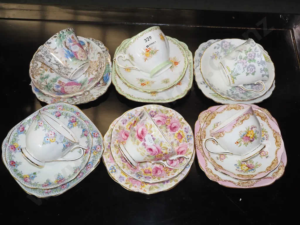 6x floral trios Image 1++