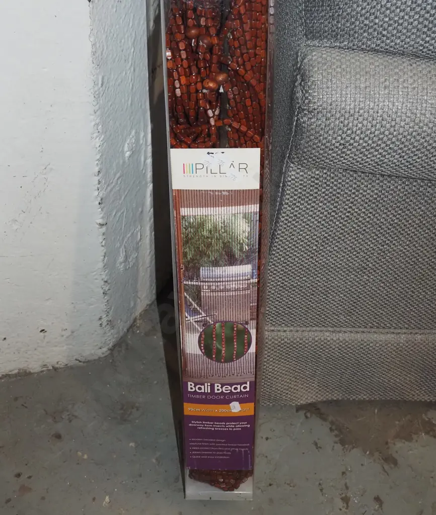 Bali Bead timber door curtain Image 1++