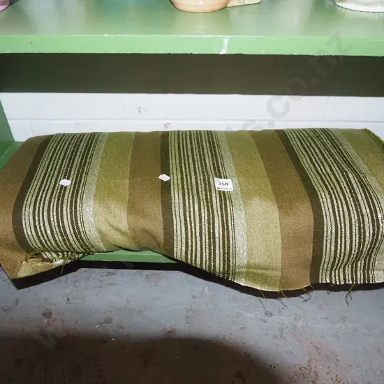 bolt of striped fabric