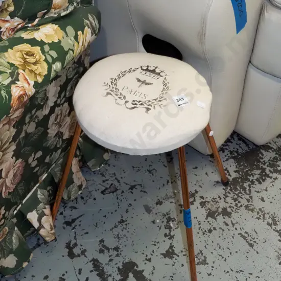 Paris themed stool