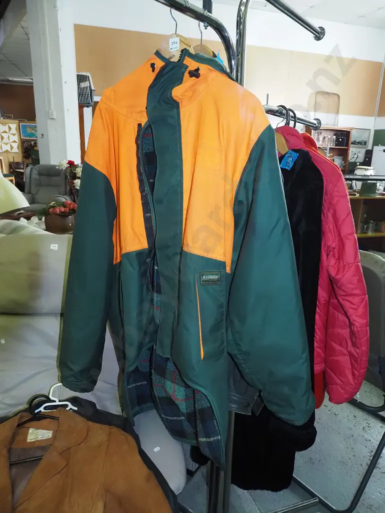 XXXL hi-vis rain coat Image 1++