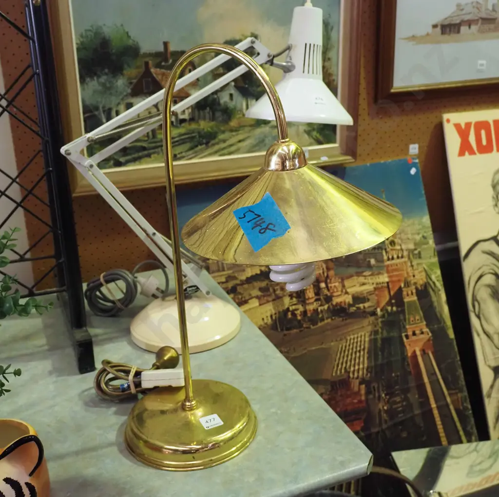 brass bedside lamp Image 1++