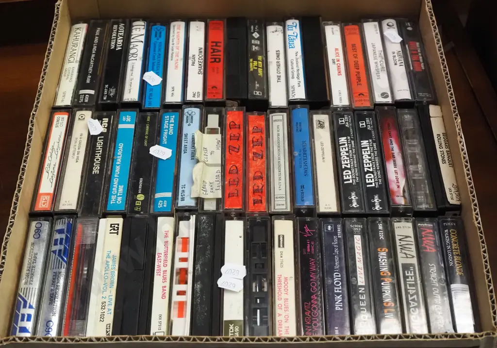 box of tape cassettes Image 1++