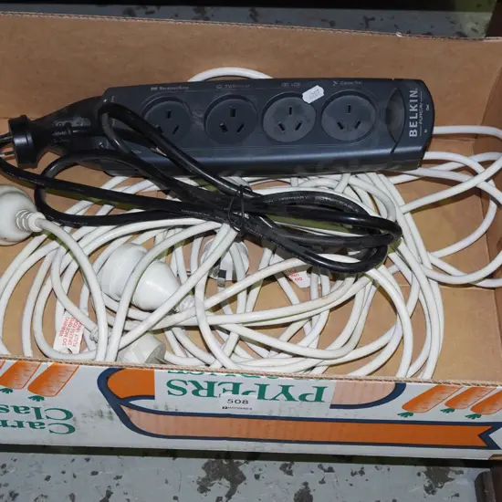 extenson cords, multi box