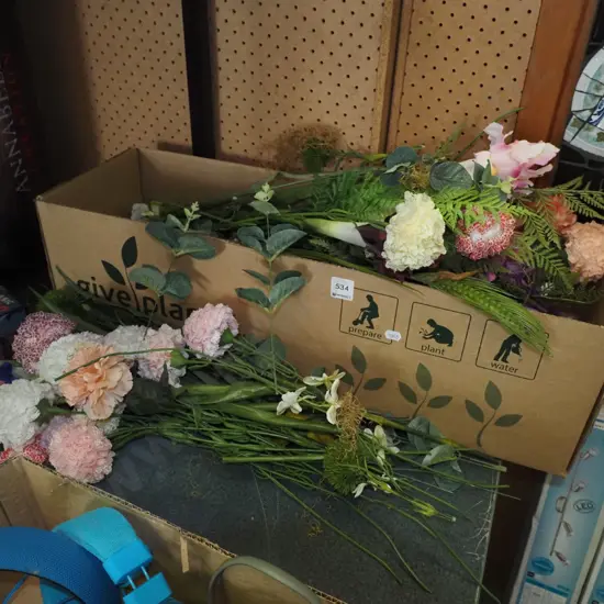 plastic flowers