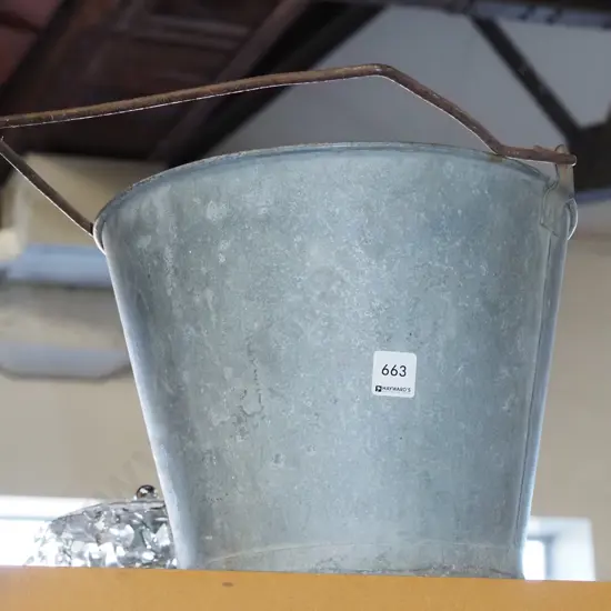 galvanised pail