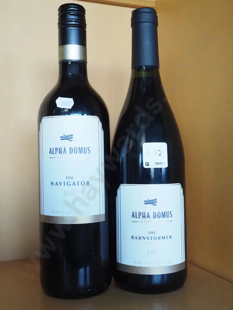 2x bottles of Alpha Domus 2008, 2014 Image 1++