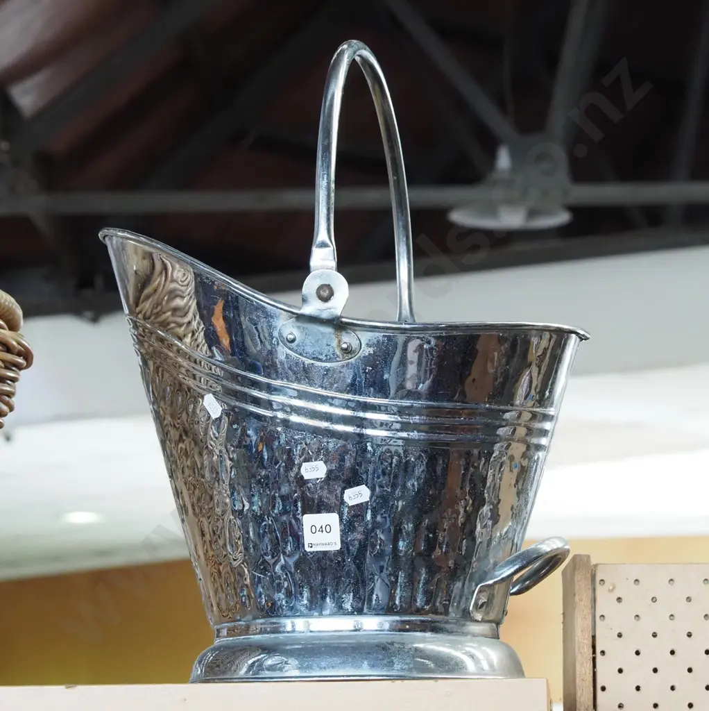 chrome coal scuttle Image 1++