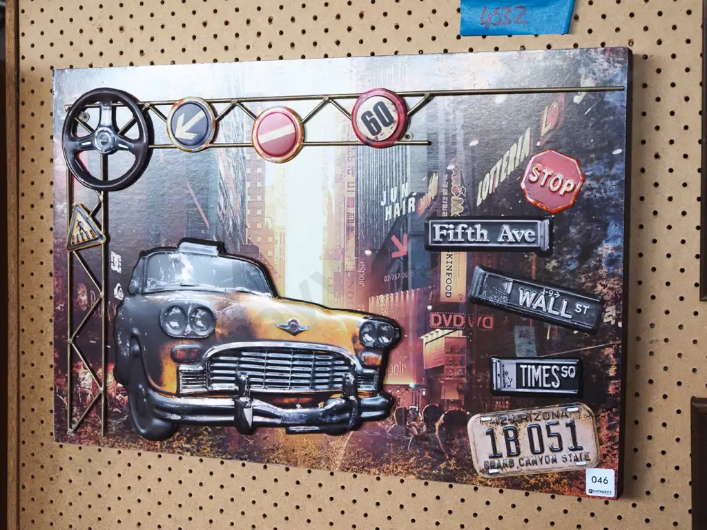 mixed media 3D New York city artwork Image 1++