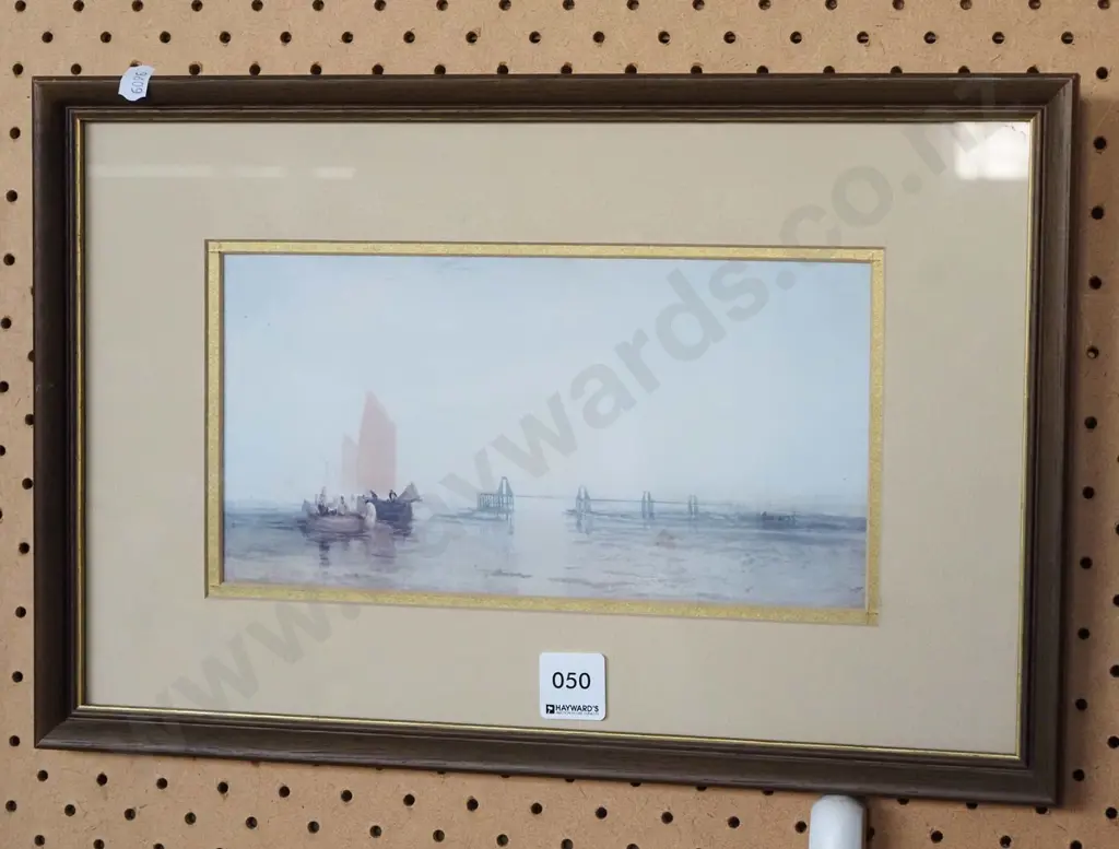 framed print - sailing boats in harbour Image 1++