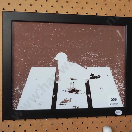 framed print - seagull