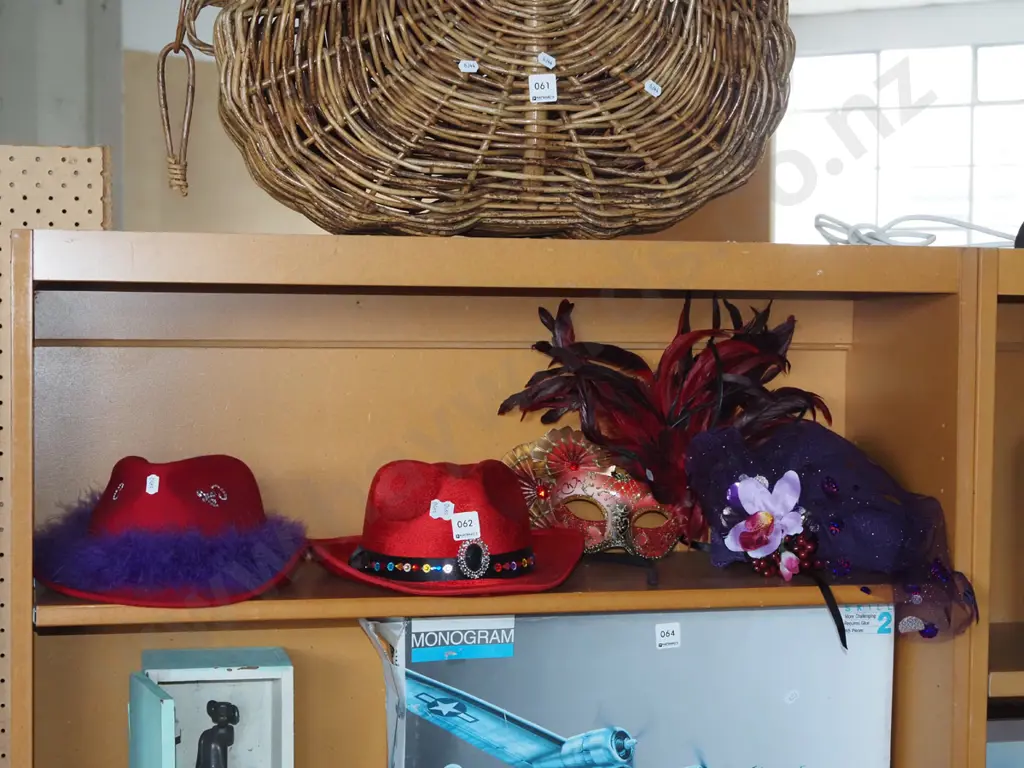 fancy hats and a carnival mask Image 1++