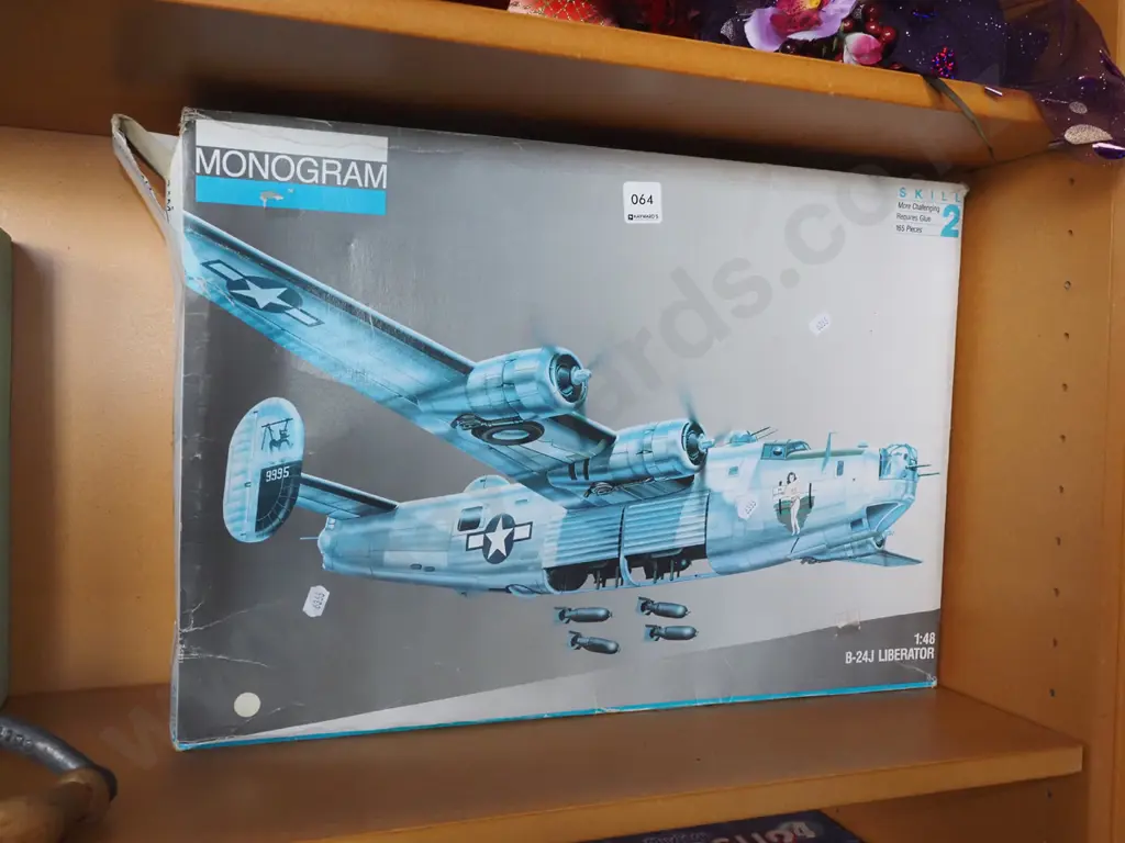 partially assembled model B-24J Liberator - As Is No Returns Image 1++