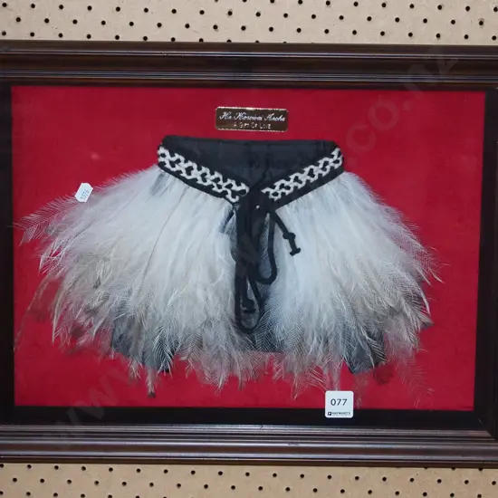 small framed feather cloak