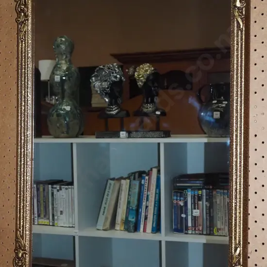 gilt framed wall mirror