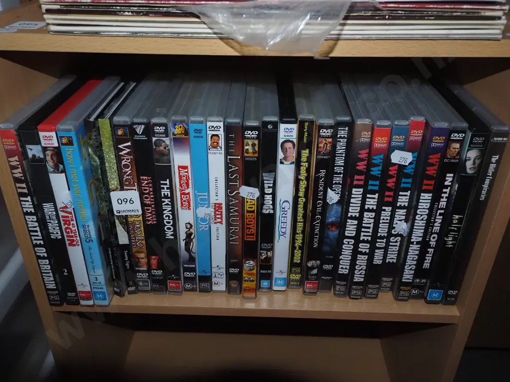 shelf; DVDs Image 1++