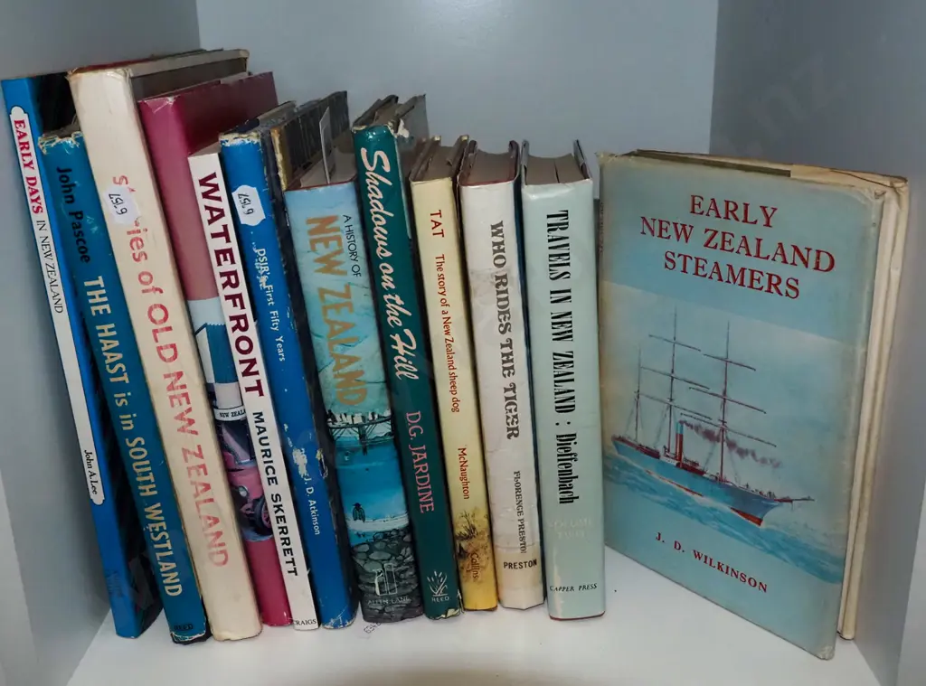 shelf of NZ books Image 1++
