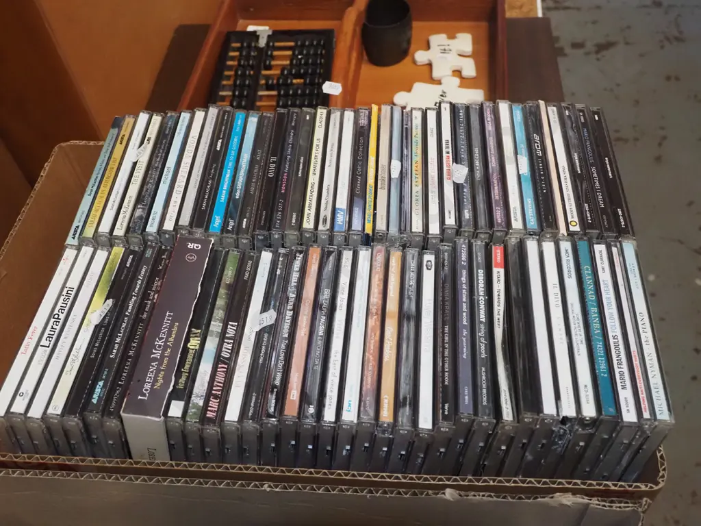 box of CDs Image 1++