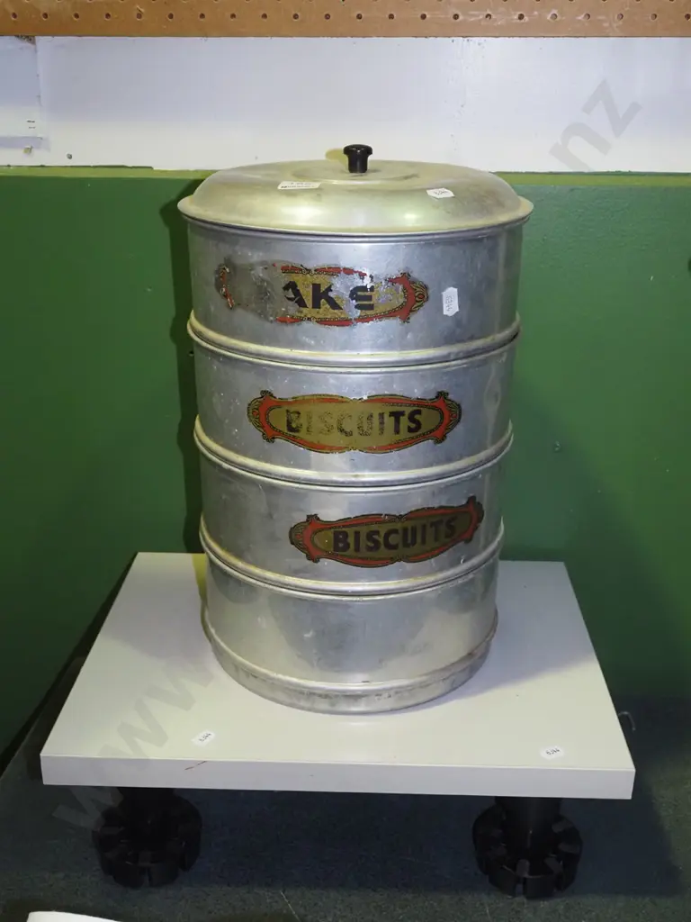 aluminum stackable canisters, small adjustable desk top stand Image 1++