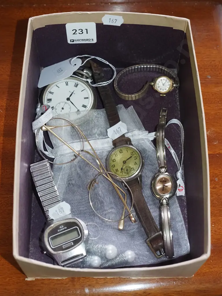 box; watches, earrings etc Image 1++