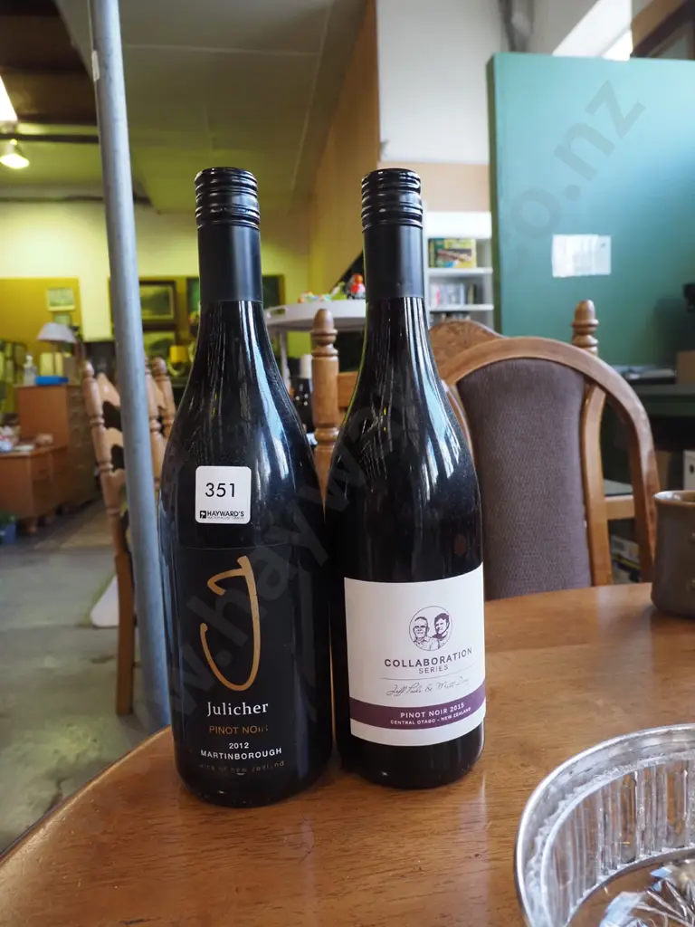 Julicher 2012 pinot noir, Collaboration Series 2015 pinot noir Image 1++